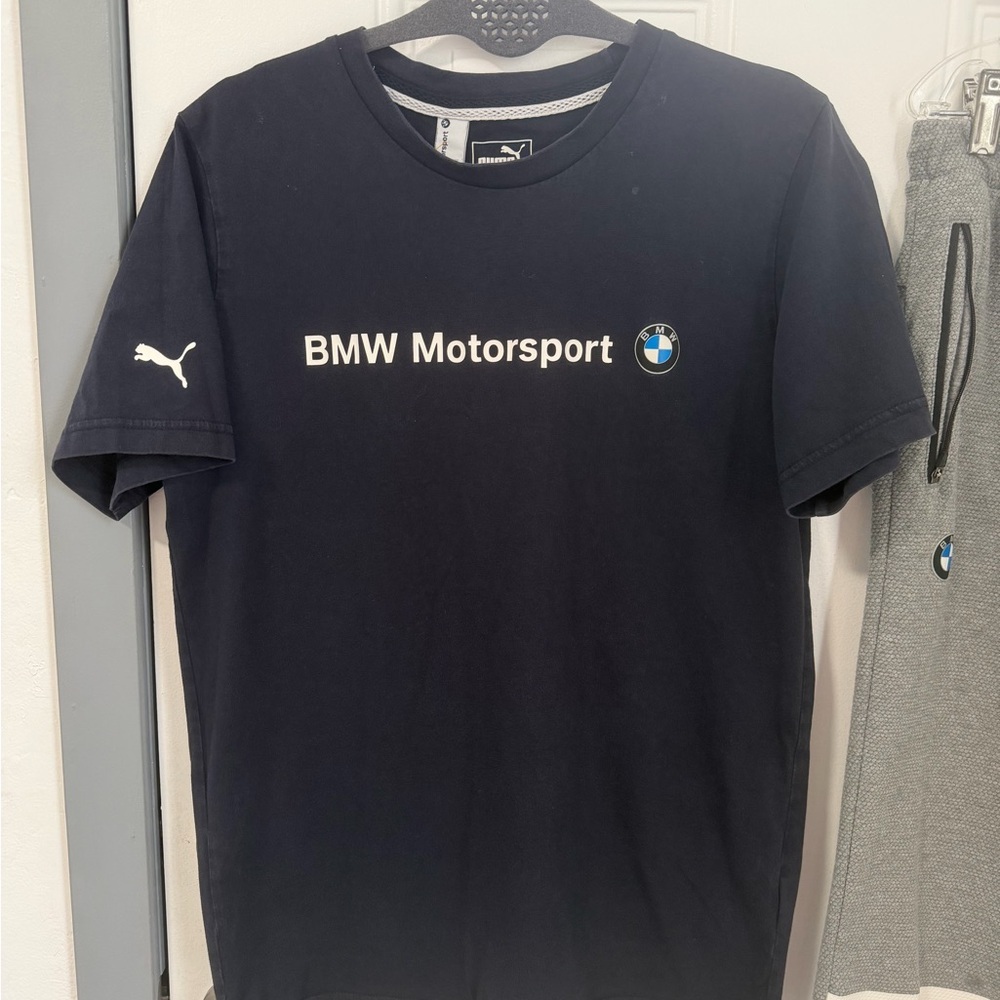 Puma BMW Motorsport Matching Set Shirt + Joggers Men’s Small - Picture 2 of 14